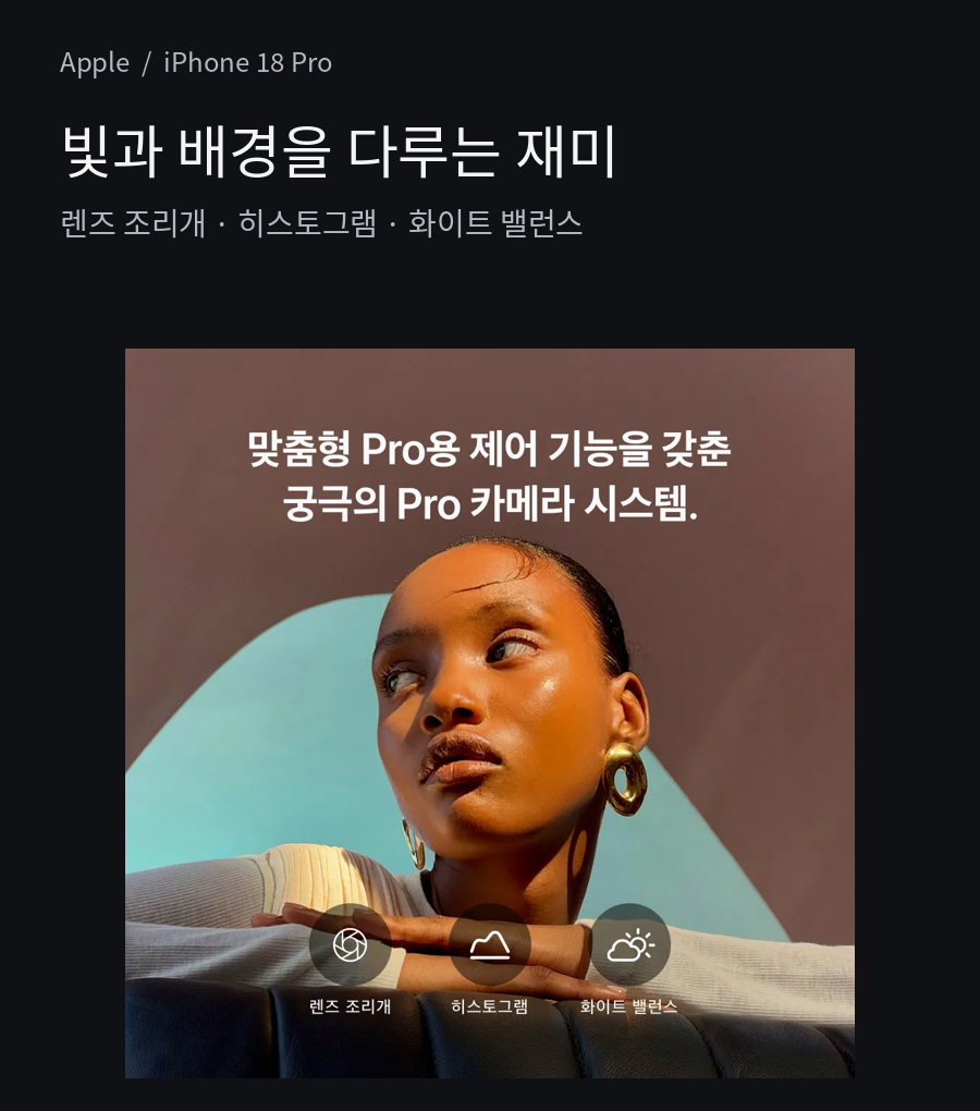 빛과 배경을 다루는 재미 - 렌즈 조리개 · 히스토그램 · 화이트 밸런스
