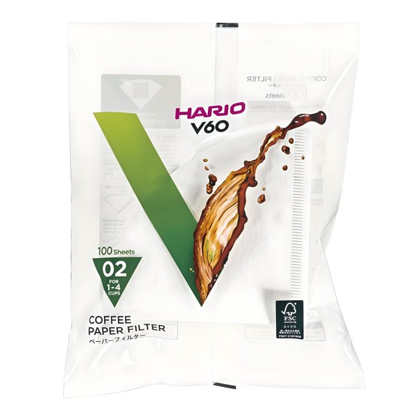 하리오 V60 종이필터 02, 화이트와 브라운 중 어느 쪽으로 내릴까